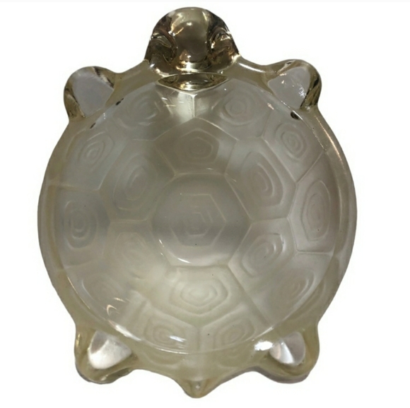 Vintage Art Glass Turtle Tortoise Bowl FigurineVintage EUC! - Picture 7 of 9